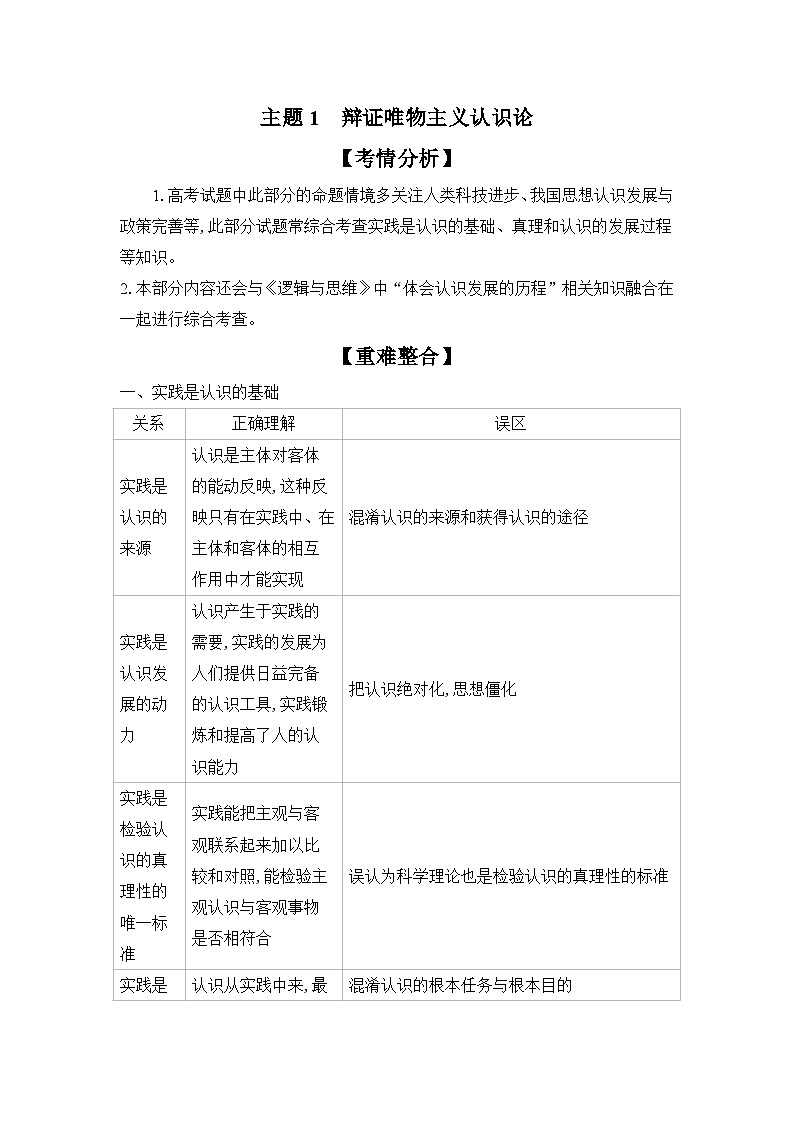 2025高考政治二轮复习专题练习：专题八 认识社会与价值选择（含解析）第2页