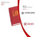 专题十一 国家与国际组织2（示范课课件） -2025年高考政治一轮复习专题示范课课件（新高考通用）