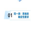 人教版选择性必修3高中思想政治 2.2《逻辑思维的基本要求》课件PPT