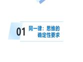 人教版选择性必修3高中思想政治 2.2《逻辑思维的基本要求》课件PPT