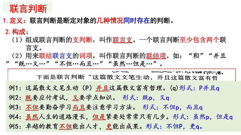 人教版选择性必修3高中思想政治 5.3《正确运用复合判断》课件PPT第5页