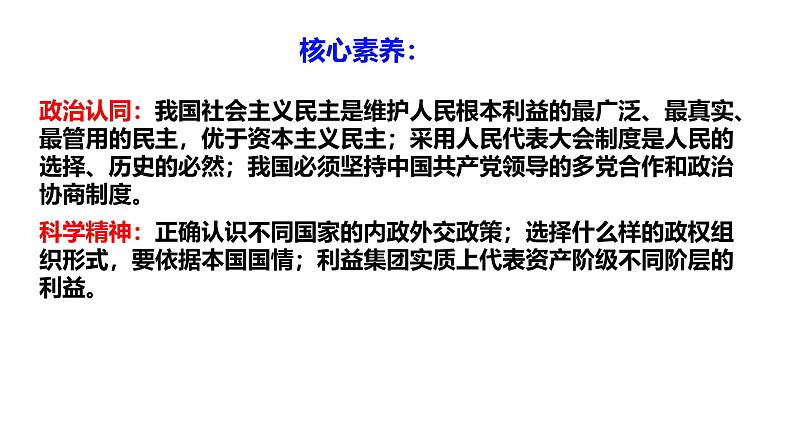 选必1第一课 国体与政体（一轮复习课件）- 2025年高考政治一轮复习必备知识归纳（新高考通用）第5页