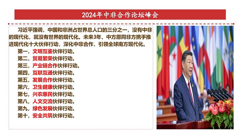 专题23：2024年中非合作论坛峰会-时政押题 备战2025年高考政治必备知识与时政热点（统编版）第8页