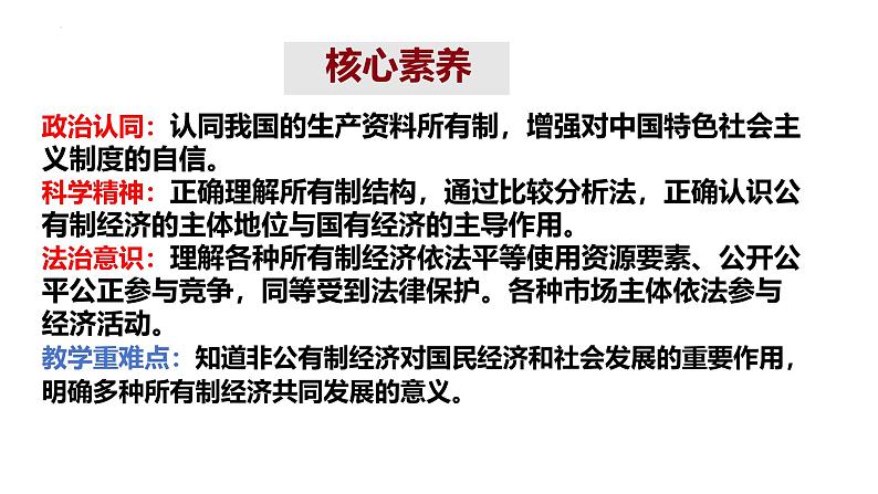 1.1公有制为主体 多种所有制经济共同发展 课件高中政治统编版必修二经济与社会第3页