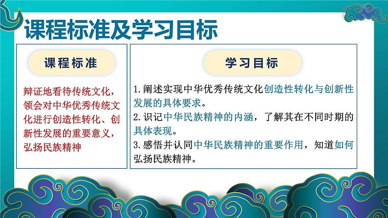 7.3 弘扬中华优秀传统文化与民族精神（课件） - 高中政治统编版四哲学与文化第2页