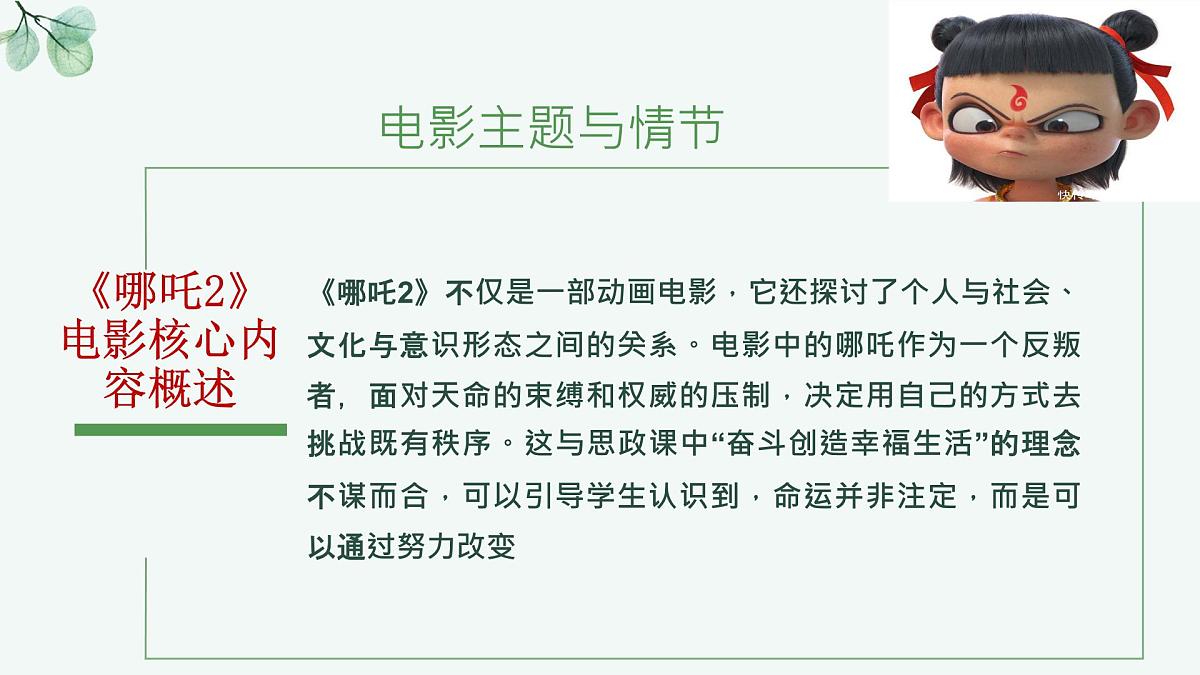 时政热点04 电影《哪吒之魔童闹海》（热点解读课件）-备战2025年高考提分必备道德与法治热点解读与命题预测第5页