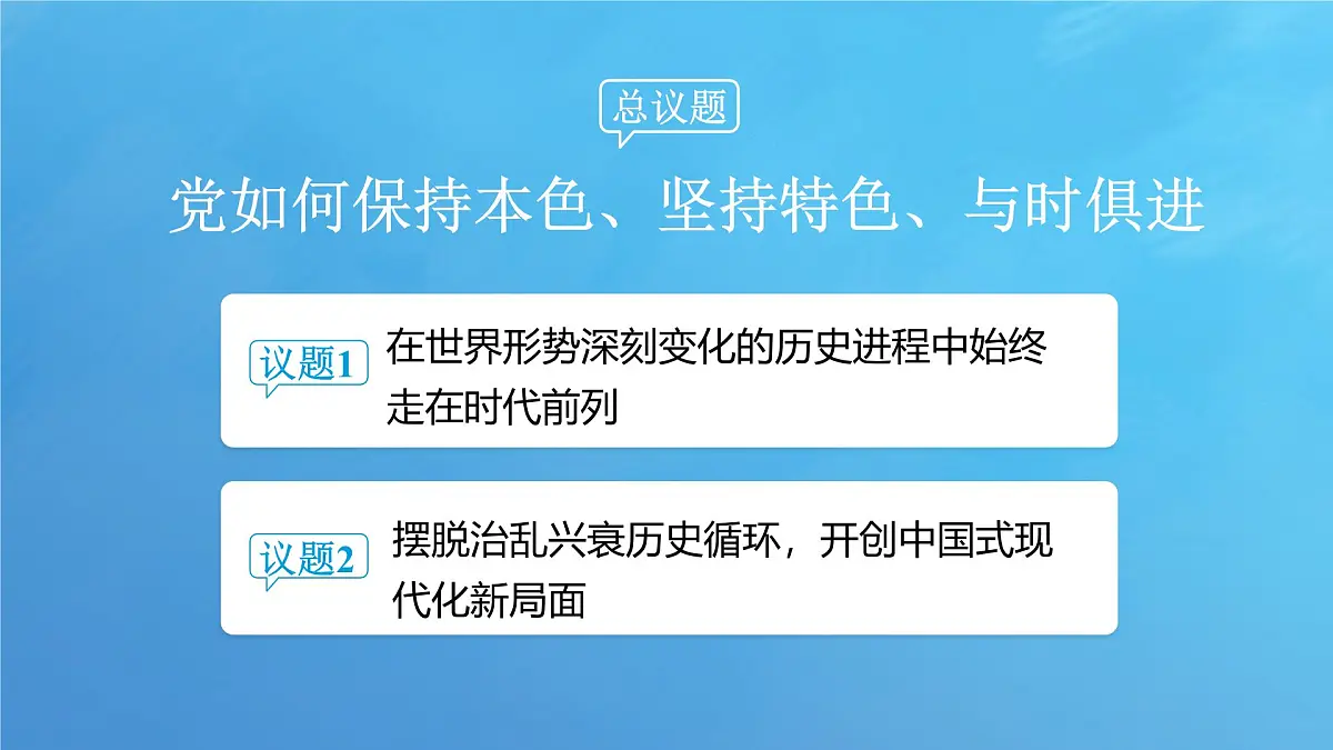 综合探究一 始终走在时代前列的中国共产党 课件-2024-2025学年统编版高中政治必修三政治与法治第4页