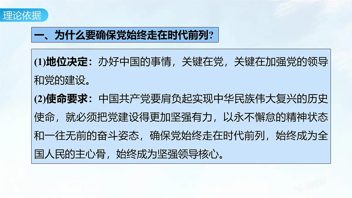 综合探究一 始终走在时代前列的中国共产党 课件-2024-2025学年统编版高中政治必修三政治与法治第7页