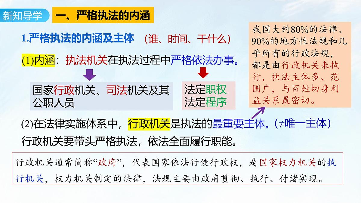 9.2 严格执法 课件-2024-2025学年统编版高中政治必修三政治与法治第8页
