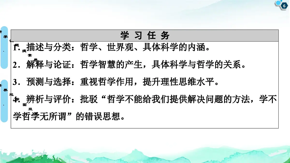 人教统编版高中政治必修4 1-1《追求智慧的学问》课件第6页