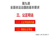 人教统编版高中政治必修3 3-9《公正司法》课件