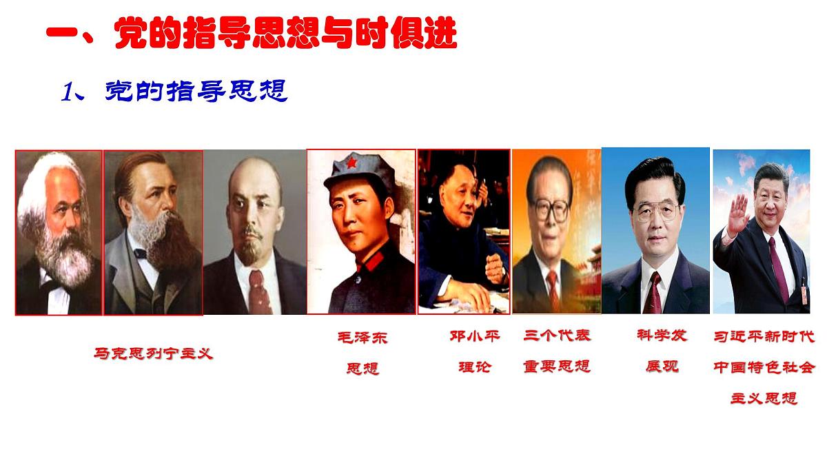 人教统编版高中政治必修3 1-2《始终走在时代前列》课件第6页