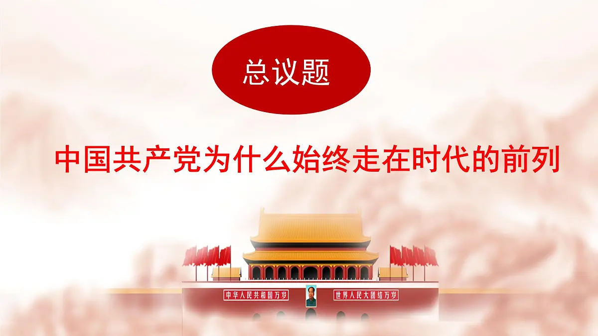 人教统编版高中政治必修3 1-2《始终走在时代前列》课件第3页