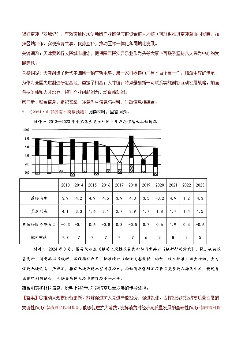 【主观题】必修二    经济与社会（解析版）第2页