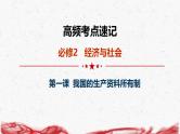 2025年高考政治二轮复习：必修2 经济与社会 高频考点速记课件