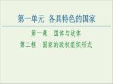 人教统编版高中政治 选择性必修1 1-1《国家的政权组织形式》复习课件