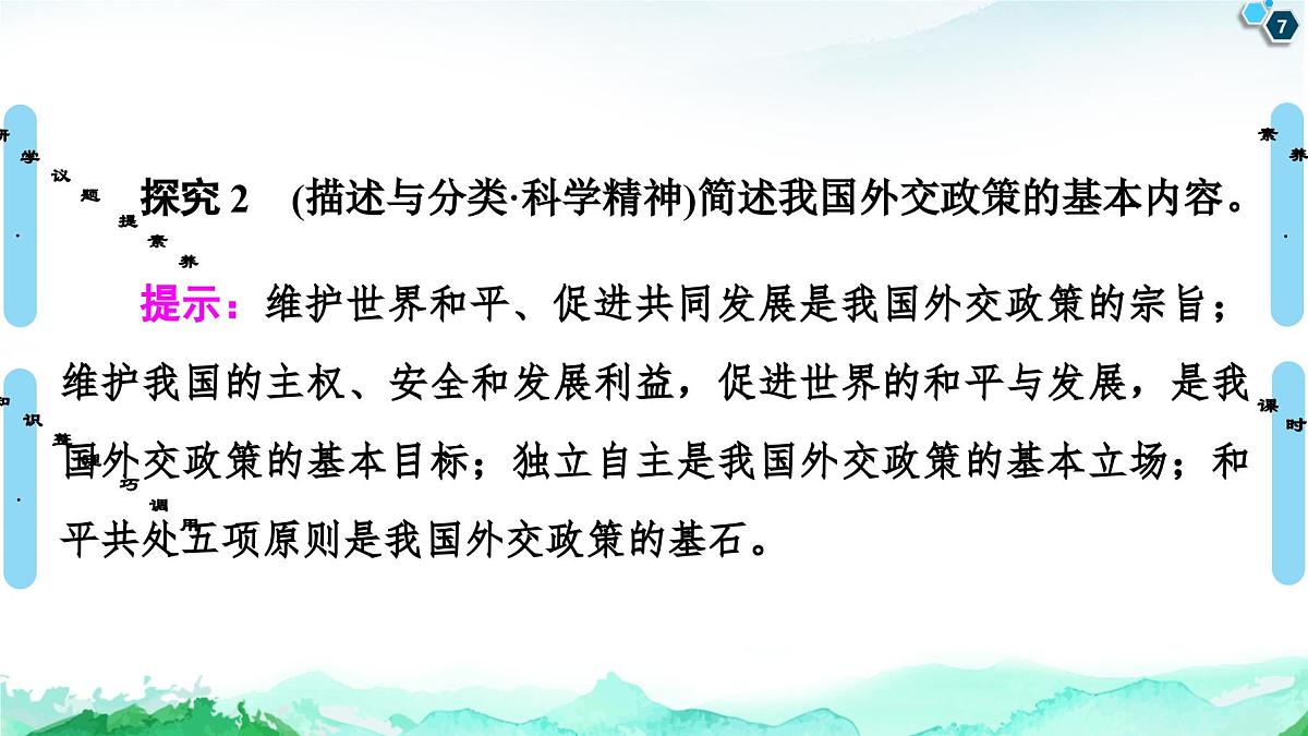 人教统编版高中政治选择性必修1 2-5《中国外交政策的形成与发展》课件第7页