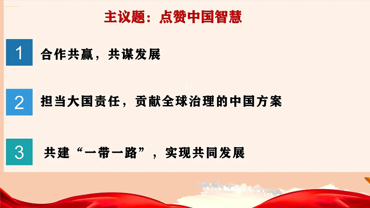 人教统编版高中政治选择性必修1 第二单元综合探究《贡献中国智慧》 课件第2页
