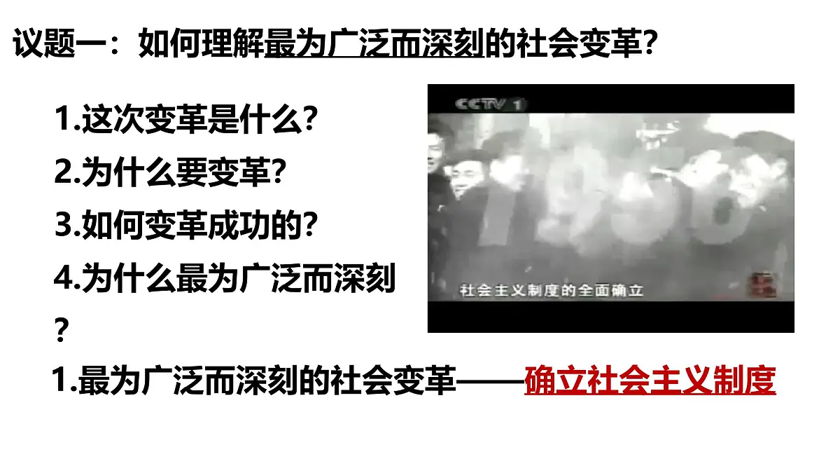 统编版高中政治必修一 2.2社会主义制度在中国的确立 课件 内嵌视频第3页
