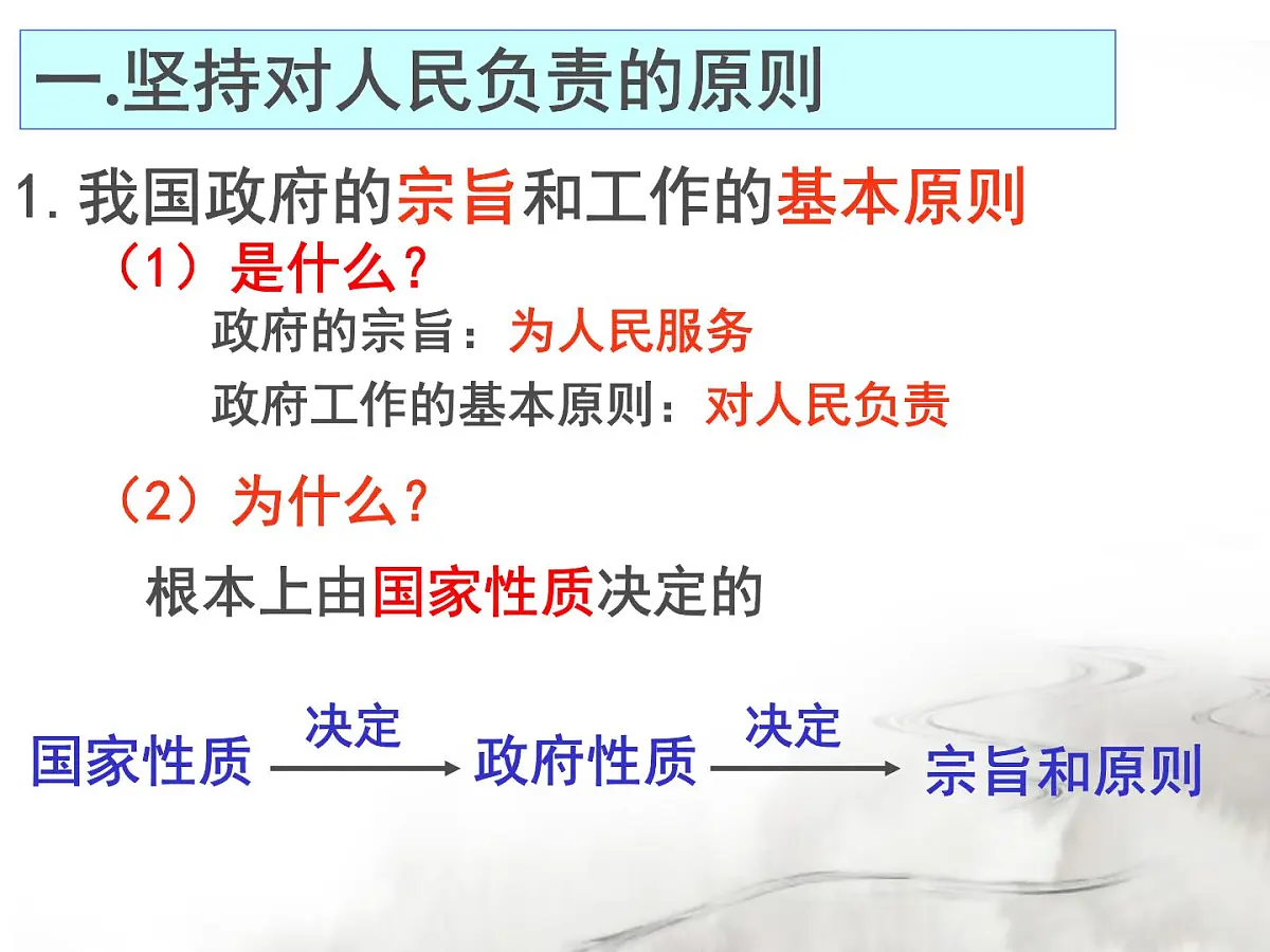 人教版 (新课标)高中政治 必修2 2-3-2《政府的责任：对人民负责》课件第6页