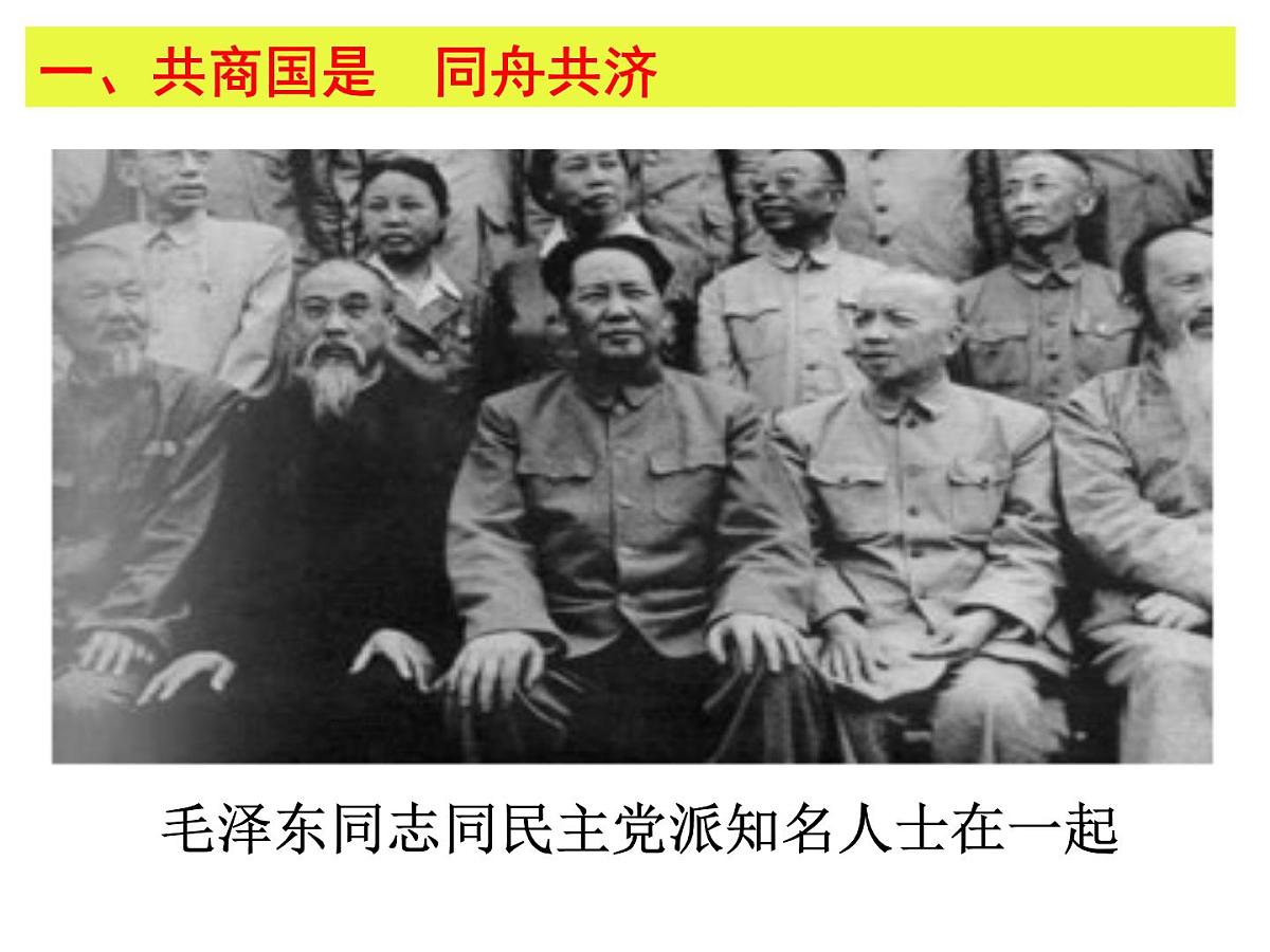 人教版 (新课标)高中政治必修2 3-7《共产党领导的多党合作和政治协商制度：中国特色社会主义政党制度》新课讲知课件第2页