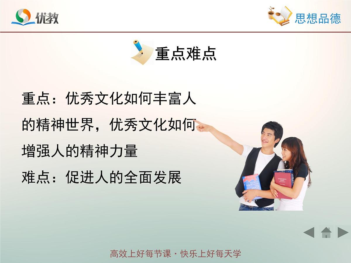 人教版 (新课标)高中政治必修3 1-2-2《文化塑造人生》情境探究型课件第8页