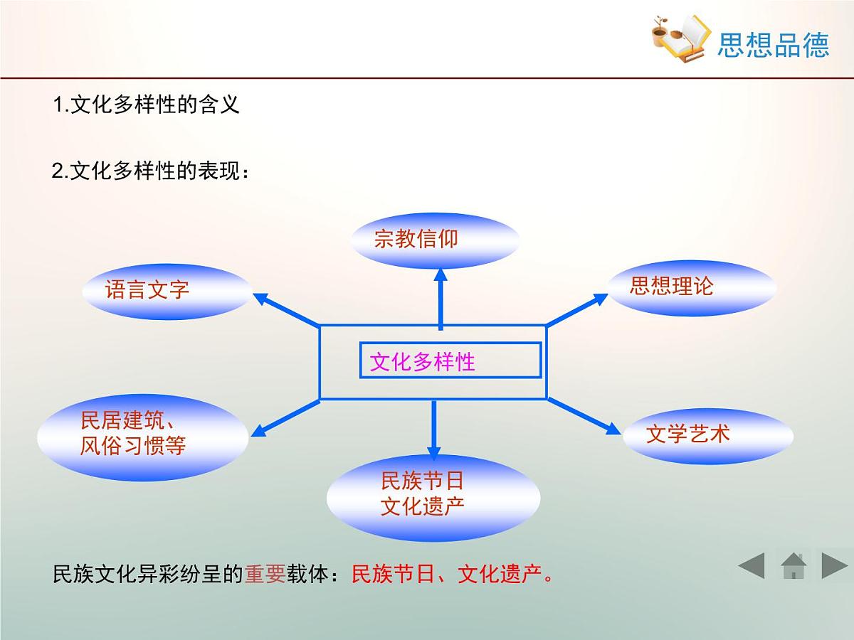 人教版 (新课标)高中政治必修3 2-3-1《世界文化的多样性》情境探究型课件第6页