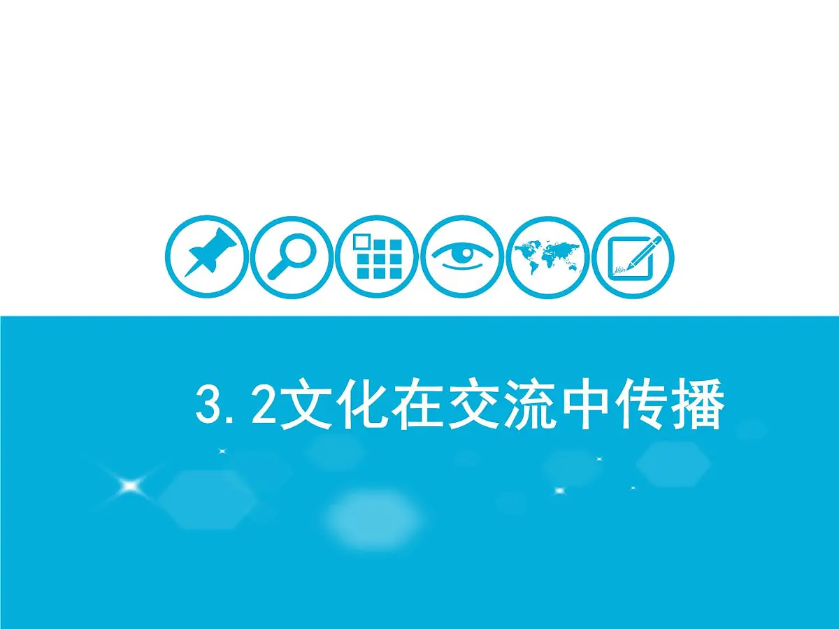 人教版 (新课标)高中政治必修3 2-3-2课件-《文化在交流中传播》第1页
