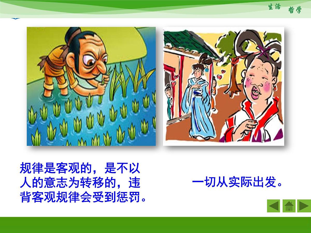 人教版 (新课标)高中政治必修4 1-1-1《生活处处有哲学》新课讲知课件第7页