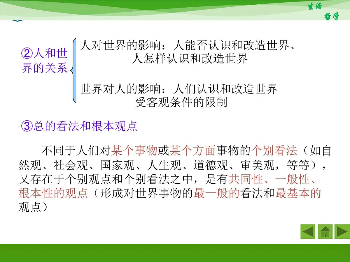 人教版 (新课标)高中政治必修4 1-1-2《关于世界观的学说》活动探究型课件第5页