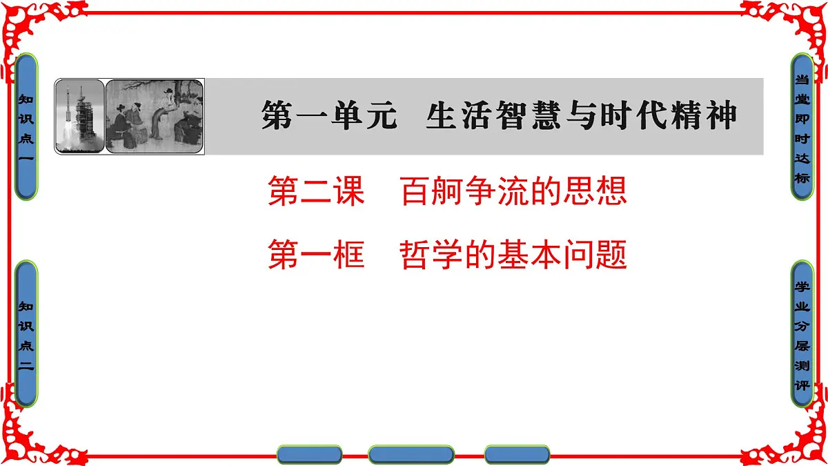 人教版 (新课标)高中政治必修4 1-2-1《哲学的基本问题》课件第1页