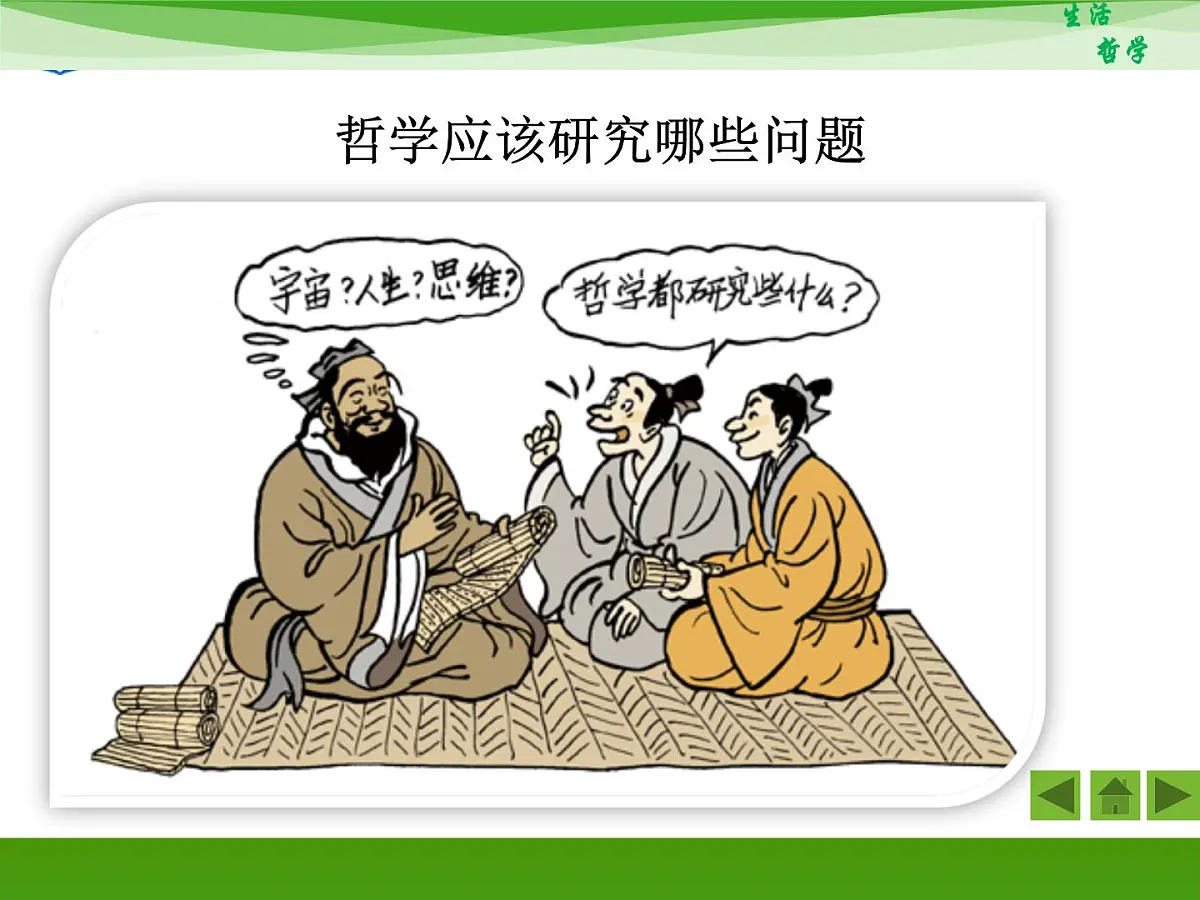 人教版 (新课标)高中政治必修4 1-2-1《哲学的基本问题》新课讲知课件第2页