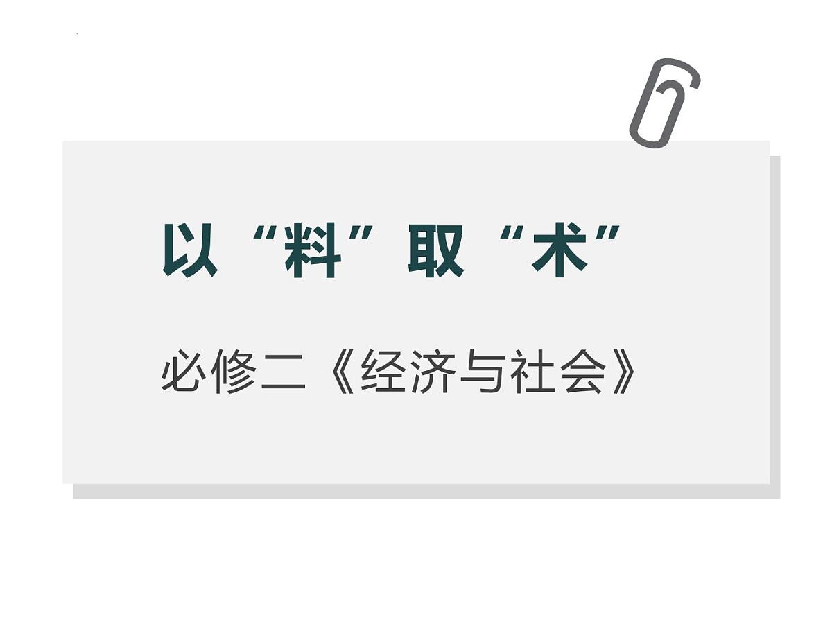 2025年高考政治 答题策略之以料取术 《经济与社会》《政治与法治》课件（新高考通用）第2页