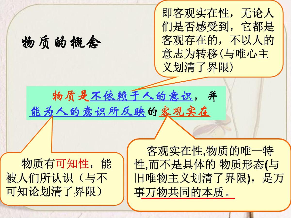 人教版 (新课标)高中政治必修4 2-4-1《世界的物质性》课件第6页