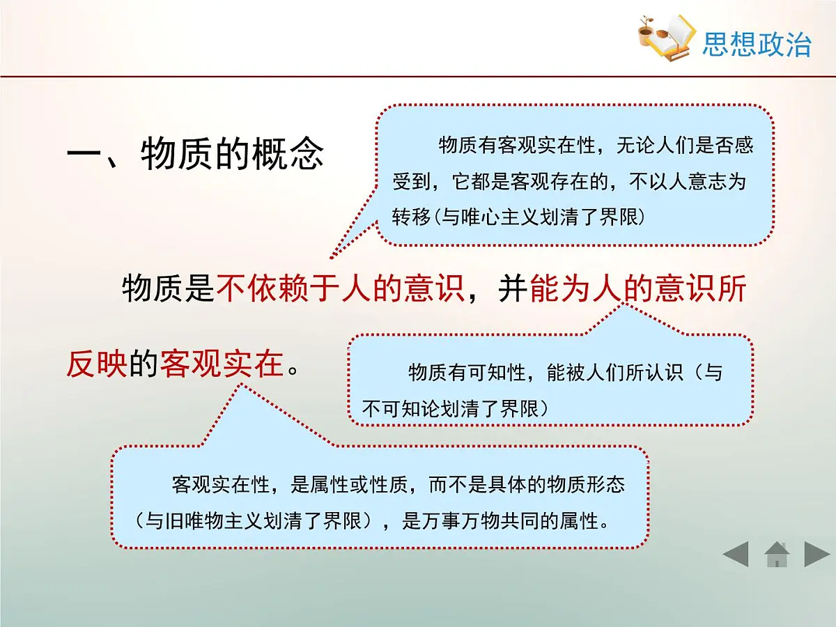 人教版 (新课标)高中政治必修4 2-4-1《世界的物质性》情境探究型课件第4页