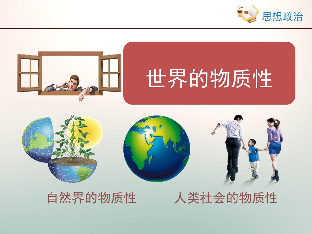 人教版 (新课标)高中政治必修4 2-4-1《世界的物质性》新知探究型课件第1页