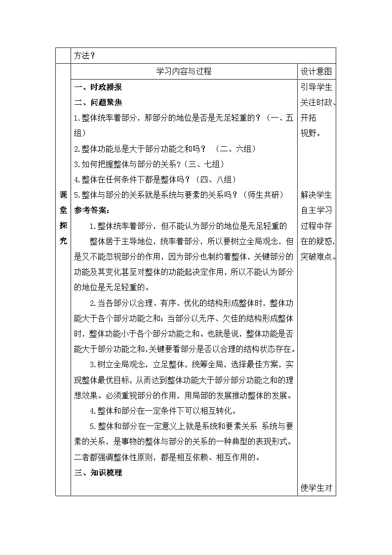 人教版 (新课标)高中政治必修4 3-7-2教案-《用联系的观点看问题》第2页