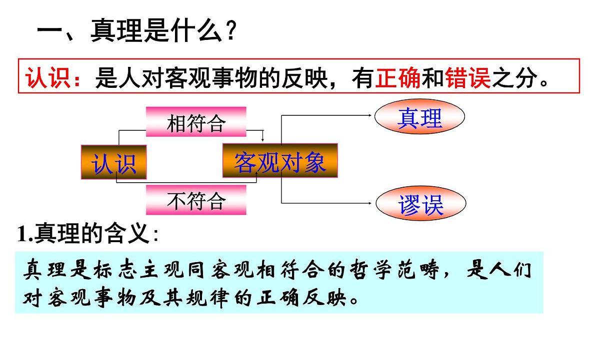 人教版 (新课标)高中政治必修4 2-6-2课件-《在实践中追求和发展真理》第3页