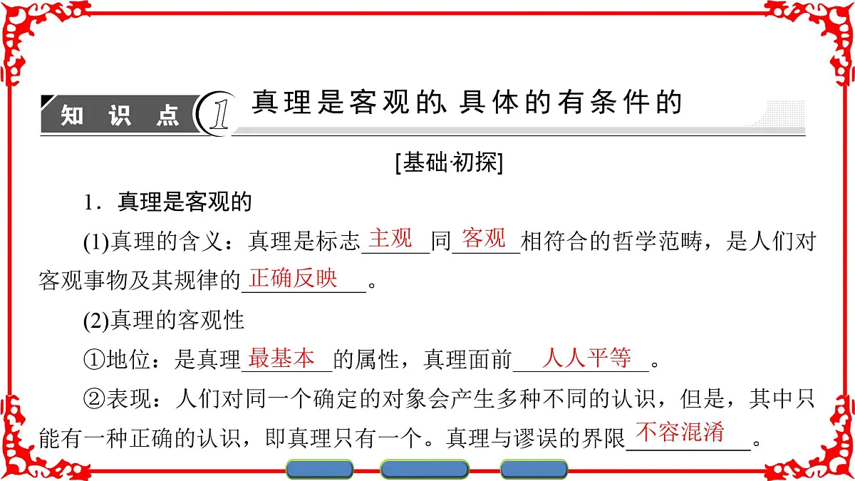 人教版 (新课标)高中政治必修4 2-6-2《在实践中追求和发展真理》课件第3页
