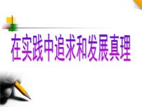 高中政治 (道德与法治)人教版 (新课标)必修4 生活与哲学在实践中追求和发展真理课文内容ppt课件