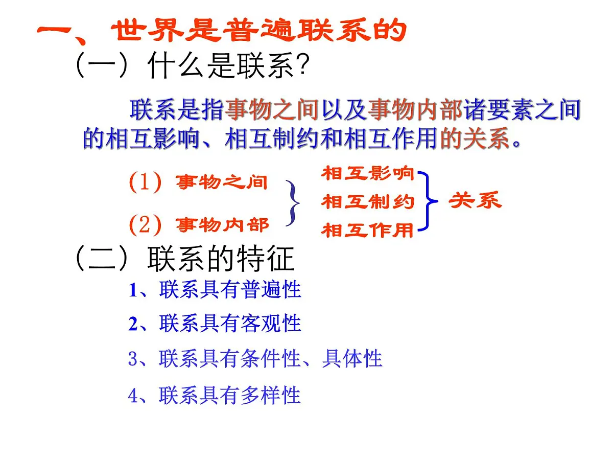 人教版 (新课标)高中政治必修4 3-7-1《世界是普遍联系的》新课讲知课件第7页