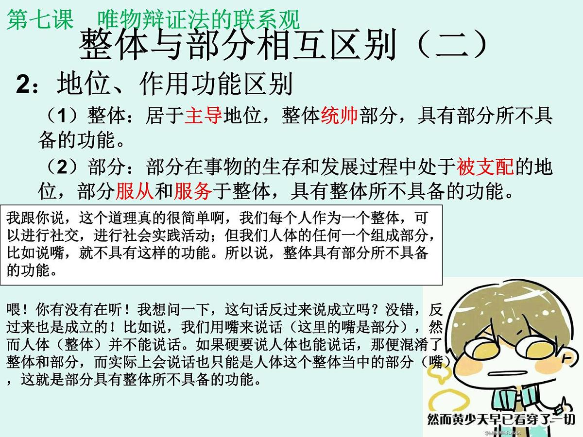 人教版 (新课标)高中政治必修4 3-7-2课件-《用联系的观点看问题》第4页