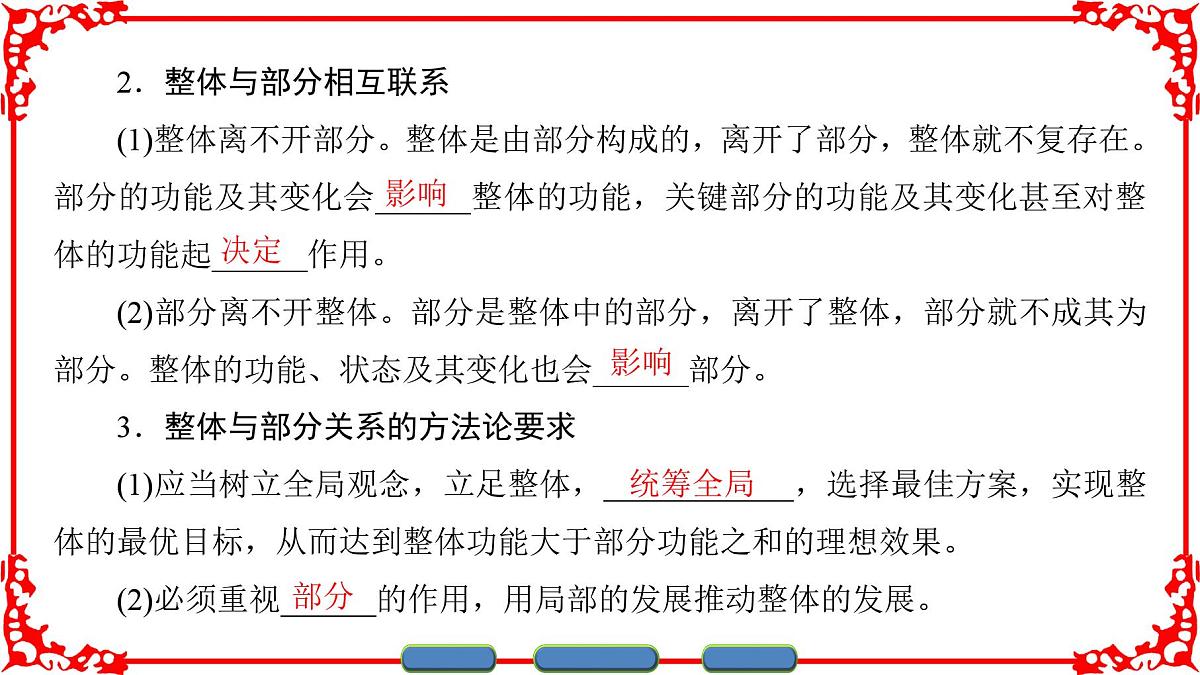 人教版 (新课标)高中政治必修4 3-7-2《用联系的观点看问题》课件第4页