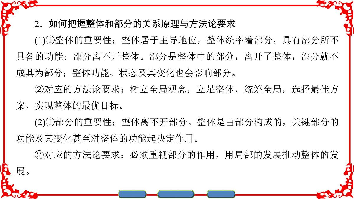 人教版 (新课标)高中政治必修4 3-7-2《用联系的观点看问题》课件第7页