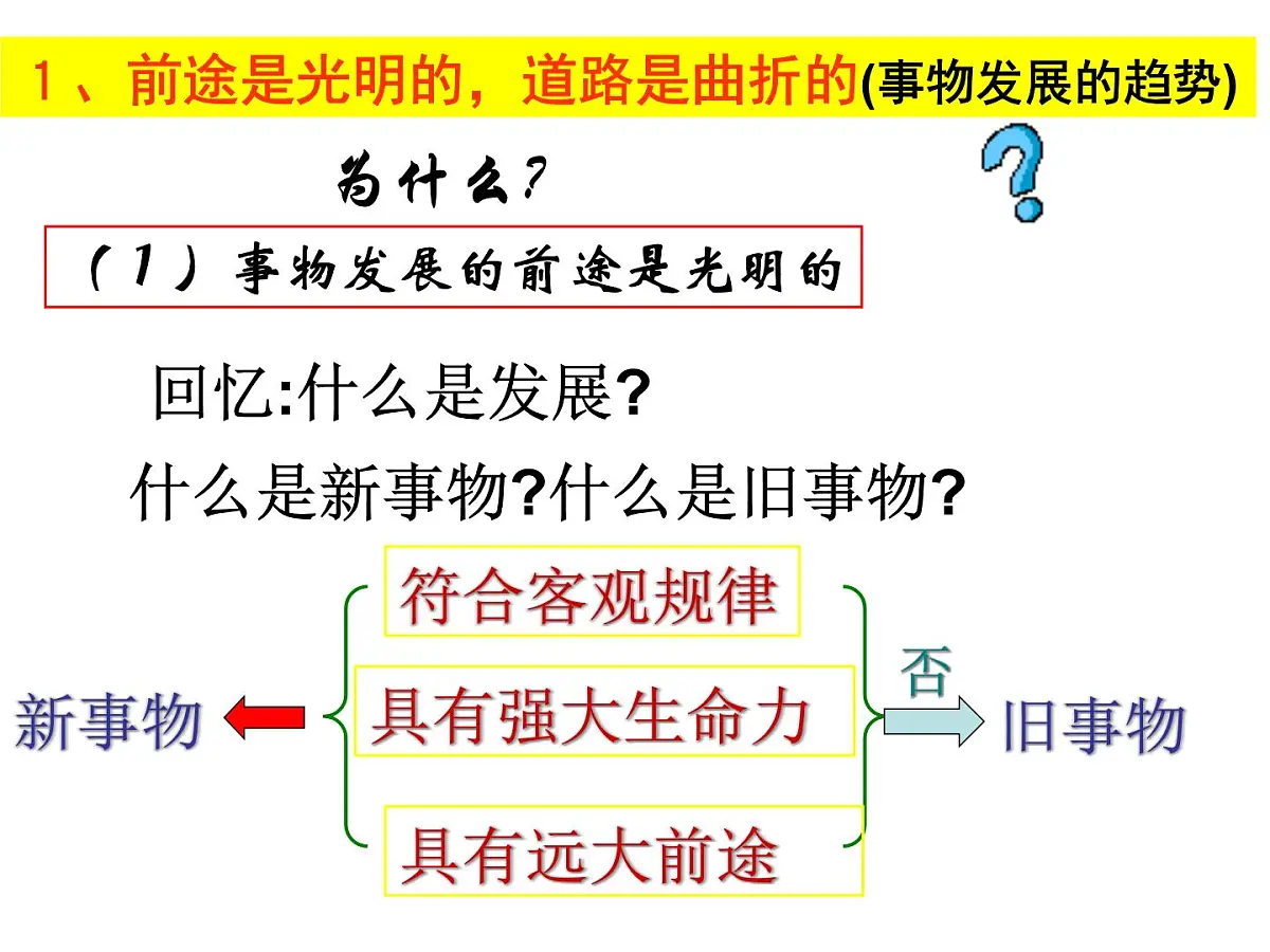人教版 (新课标)高中政治必修4 3-8-2《用发展的观点看问题》课件第8页