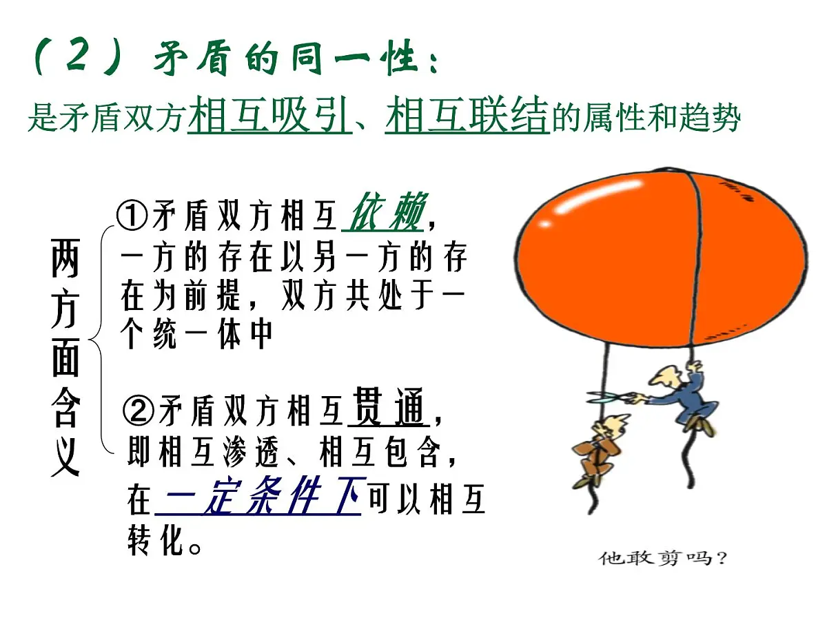 人教版 (新课标)高中政治必修4 3-9-1《矛盾是事物发展的源泉和动力》新课讲知课件第8页