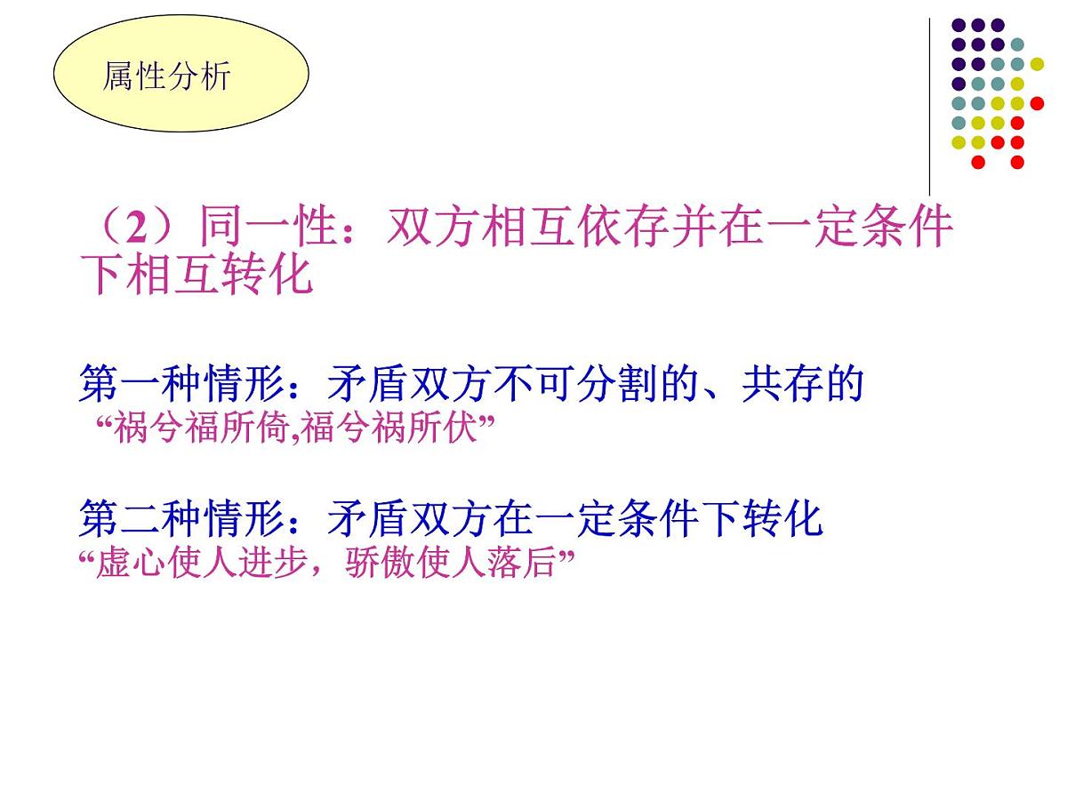 人教版 (新课标)高中政治必修4 3-9-1《矛盾是事物发展的源泉和动力》新课讲知课件第8页