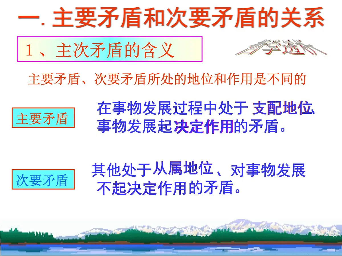 人教版 (新课标)高中政治必修4 3-9-2《用对立统一的观点看问题》新课讲知课件第4页