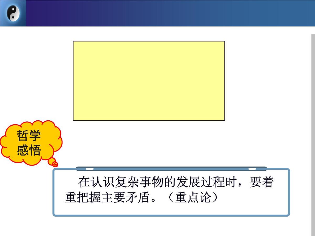 人教版 (新课标)高中政治必修4 3-9-2《用对立统一的观点看问题》新课讲知课件第4页