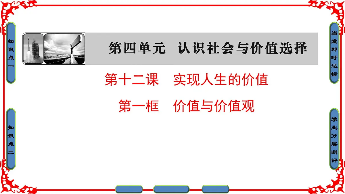 人教版 (新课标)高中政治必修4 4-12-1《价值与价值观》课件第1页
